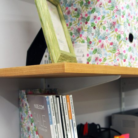 Twin Slot Shelving - Wood Finish