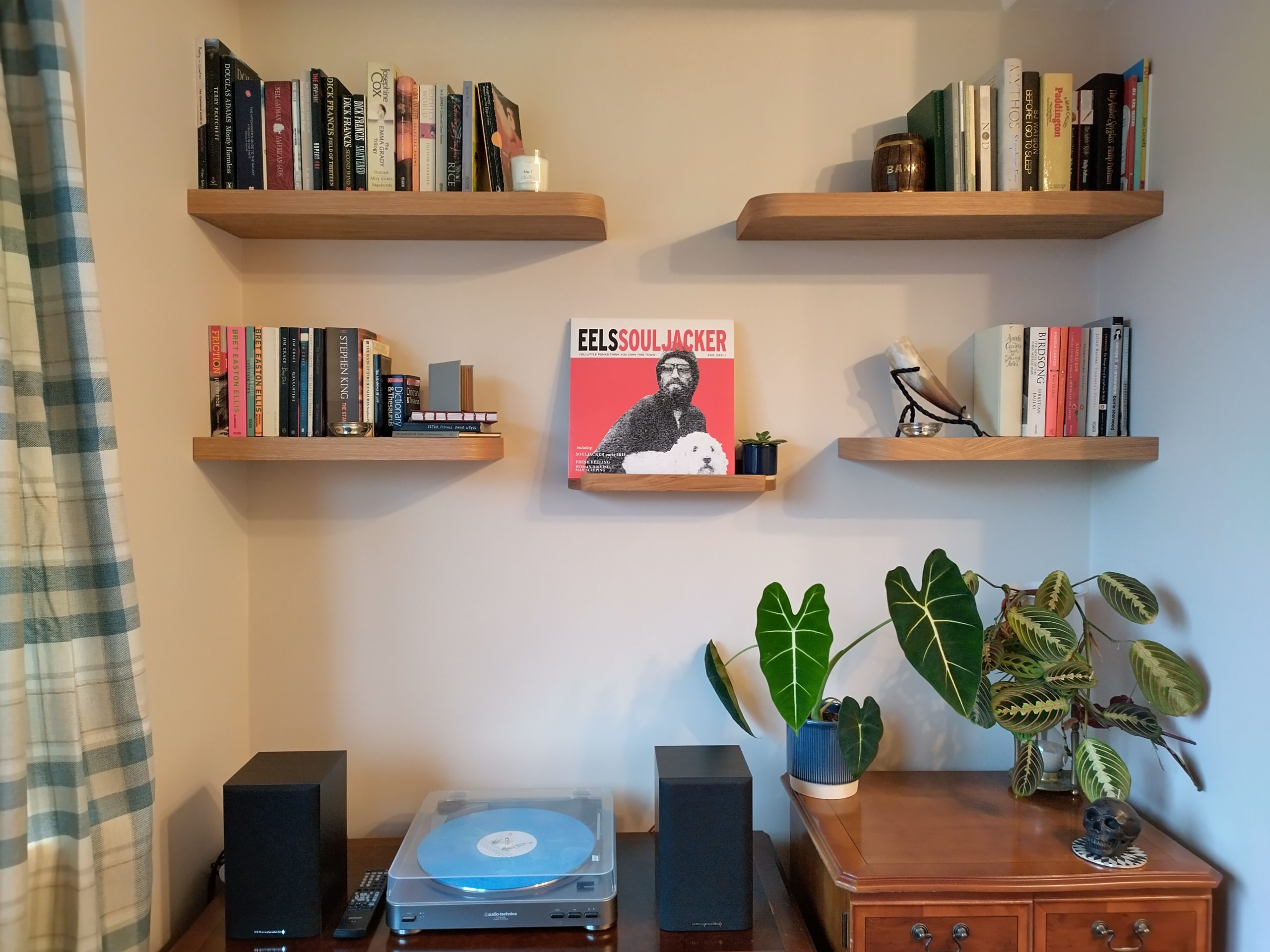 Wood Corner Alcove Floating Shelves now with 20% off!